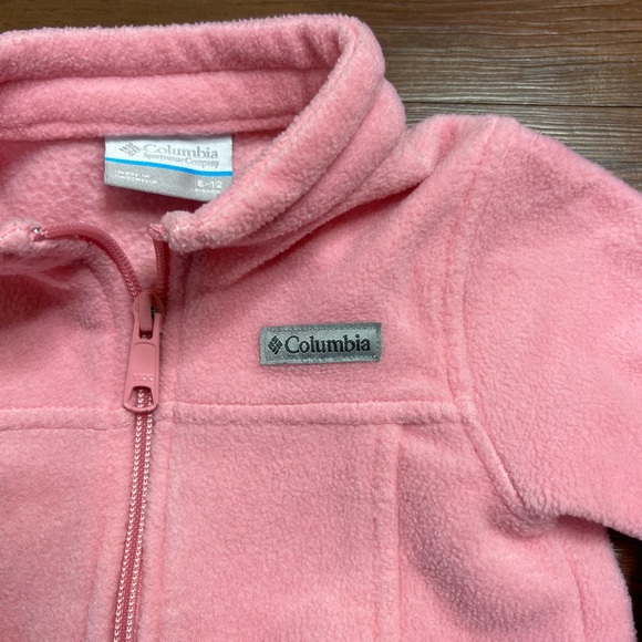 Columbia baby girl Pink Fleece jacket 6-12 months - Picture 3 of 7